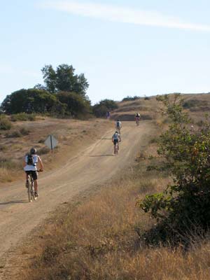 Riders on the main divide